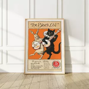 The Black Cat, March 1896, Edited Reproduction, Premium Matte Paper, no frame - Picture 1 of 4