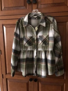 flannel shirts for women new medium - Picture 1 of 4