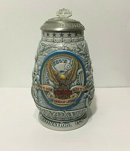 Motocicletas Harley Davidson 2000 de colección edición limitada piedra de cerveza de colección - Imagen 1 de 11