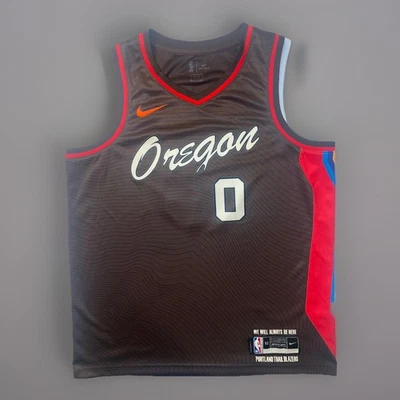Damian Lillard Portland Trail Blazers 20/21 City Edition Oregon Nike Jersey XL - Image 1 of 4
