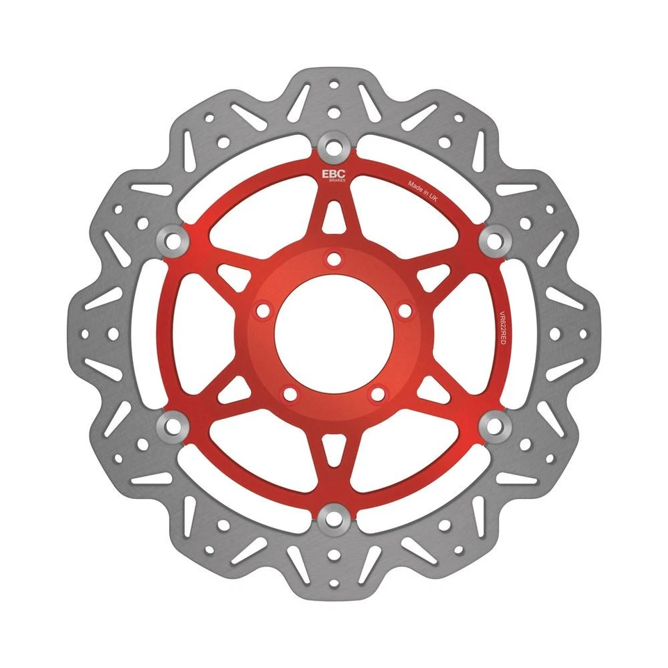 EBC Float Vee Rotor Front Red Hub FRHS for Ducati 999 R Fila Radial Mount 2003 - Image 1 of 1