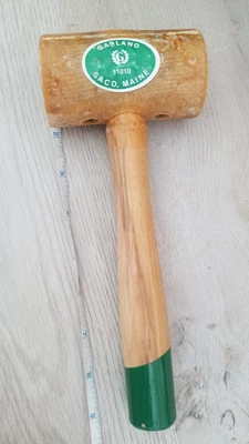 Garland Weighted Raw Hide Mallet 11010 20 oz - Image 1 of 4