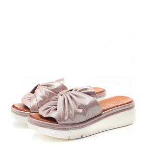 Sandalias Moda in Pelle Ollin Oro Rosa, Blanco Talla EU 39 *REFSSS484 - Imagen 1 de 1