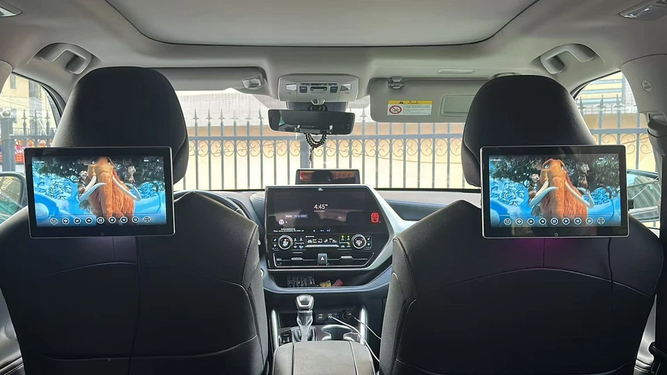 2x Sedile Posteriore 10.1'' Intrattenimento Auto Poggiatesta Touch Screen WIFI Sincronizzazione Wireless - Immagine 1 di 4