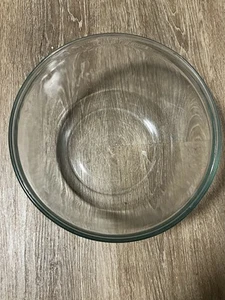 Anchor Hocking Large 10" Diameter Clear Glass 4 QT 4L Mixing Bowl Baking Cooking - Picture 1 of 4