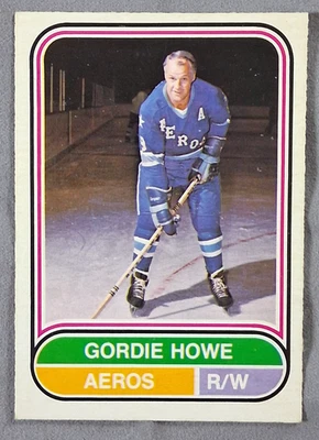 1975-76 O-Pee-Chee WHA Gordie Howe #100 Houston Aeros - Image 1 of 4
