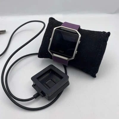 Fitbit Blaze Smart Fitness Watch - Black/Silver / Purple Large - Image 1 of 4