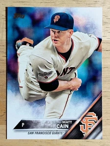 2016 Topps #171 Matt Cain - Picture 1 of 2