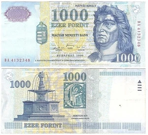 Hungary - 1000 Forint 1999 VF P. 180b Lemberg-Zp - Picture 1 of 1