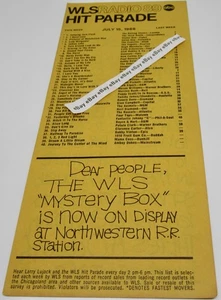WLS Radio 89 Chicago TOP 45 Encuesta 15 de julio de 1968 # 1 Single The Rolling Stones - Imagen 1 de 3