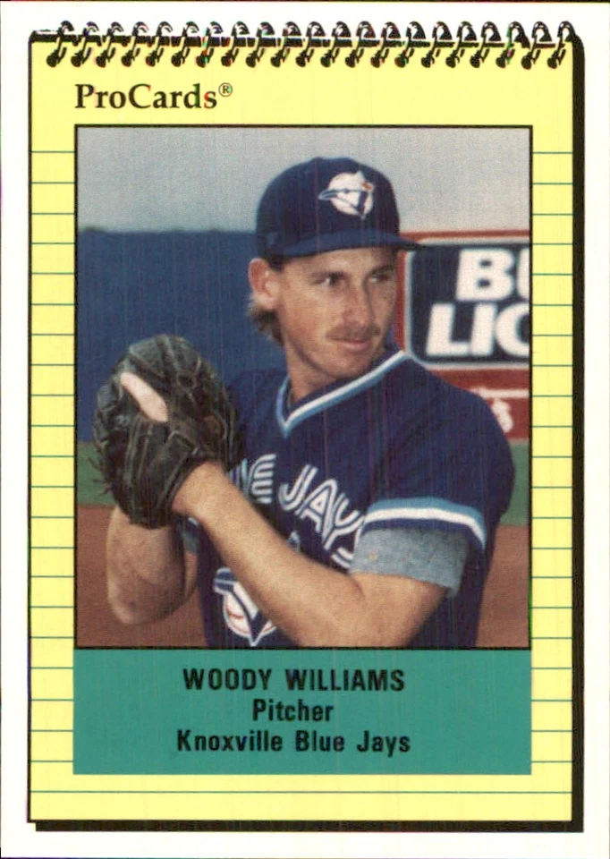 Woody Williams 1991 ProCards #1768 RC Knoxville Blue Jays AutographDen - Image 1 of 2