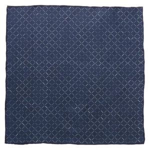 Cuadrado de bolsillo de diamantes azul marino - Imagen 1 de 4