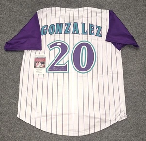Luis Gonzalez Signed Autographed baseball "2001 WS Game 7 GW Hit" PSA/DNA COA - Picture 1 of 4