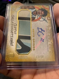 Topps Inception Bryce Griggs Cloth Collab Patch Auto 12/50 - Picture 1 of 2