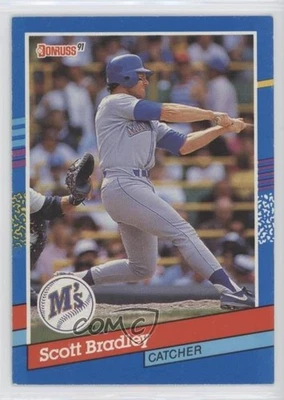 1991 Donruss Scott Bradley (White Deisgn on Right Border) #287 - Image 1 of 2