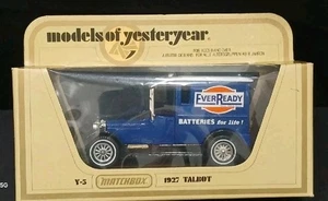 Matchbox Models Of Yesteryear Y-5 1927 Talbot "EverReady" In Box - Picture 1 of 5