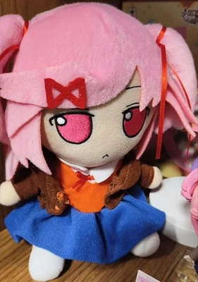 8'' Doki Doki Literature Club! Natsuki Fumo Fumo Plush Doll Stuffed Toy Plushie
