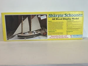Sealed The Sharpie Schooner By Midwest Products All Wood Display Model Kit 968 - Picture 1 of 6