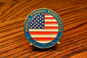 Armed Forces Foundation USA USN USMC USAF USCG Challenge Coin - Bild 1 von 2