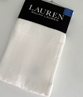 Nuevo Ralph Lauren Cortinas Ventana 2 Paneles Blancanieves 52 x 84 Pestaña Trasera Penny Foto 1 de 4