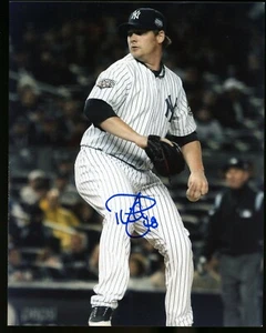 PHIL COKE Signed 8x10 Photo Autograph YANKEES authentic TIGERS - Bild 1 von 1