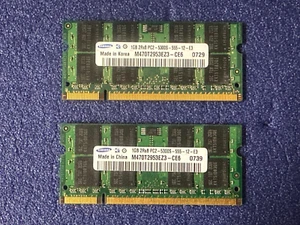 SAMSUNG APPLE MACBOOK PRO MEMORY 2006 2007 2008 2GB (2x1GB) PC2-5300S RAM DDR2 - Picture 1 of 1