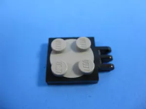 Lego schwarz Drehteller 2x2 Platte Scharnier 3 Finger alt grau Top 6268 6038 #251c01 - Bild 1 von 2
