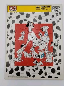 ✅⚪🐶🔴🧩Vintage 1980s Kids Puzzle Golden WALT DISNEY 101 DALMATIANS 📸SEE PICS📸 - Picture 1 of 8