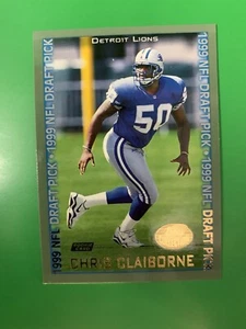 Chris Claiborne 1999 Topps DPK, RC Detroit Lions #331 - Imagen 1 de 2