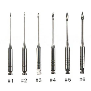 6 Stck. Dental Endodontik Peeso Reibmaschinen Tore Bohrer Edelstahl 1#-6# 28/32 mm - Bild 1 von 25
