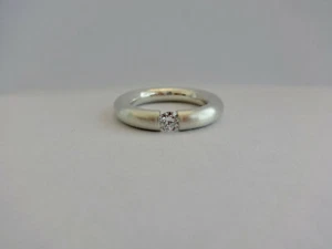 ANILLO TENSOR Brillante 0,31 quilates Super fuego blanco u oro amarillo todos los tamaños de anillo - Imagen 1 de 1