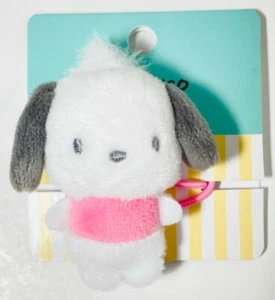 Sanrio - Pochacco dog very cute mini plush mascot hair tie - NEW. Kawaii - Picture 1 of 3