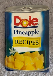 Dole Pineapple Recipes, 2008 Advertising HB Cookbook Shaped Like A Can, 46 Pages - Picture 1 of 1