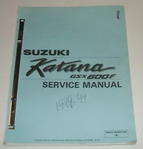 Suzuki Katana 600 Service Manual Gsx 600f 1988 1989 1990 1991 1992 1993 1994 - Picture 1 of 6