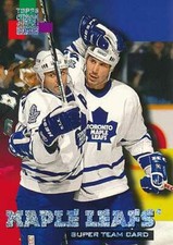 1994-95 Stadium Club SUPER TEAMS #23 DOUG GILMOUR /DAVE ANDREYCHUK - Maple Leafs