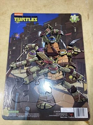 Rompecabezas de 16 piezas Teenage Mutant Ninja Turtles ¡Nuevo sellado! Juegos Cardinales Foto 1 de 2