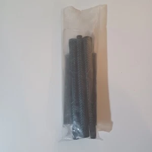 Vtg NEW OLD STOCK  SET OF 3-LAMKIN Victory-Style GRIPS RETRO BLACK WITH TURQOISE - Picture 1 of 5