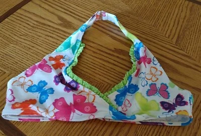 SUPER LINDO Top de Bikini Circo Niña Talla M Estilo Halter con Patrón de Mariposas Foto 1 de 4