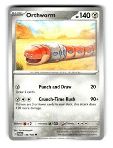 Pokemon Paradox Rift Orthworm 138/182 - Picture 1 of 4