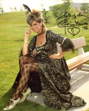 Sexy 007 Bond girl Caroline Munro signed 8x10 costume photo 