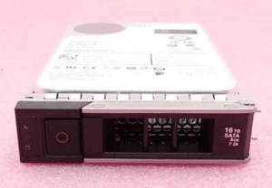 Disque dur Dell 16 To 7,2K SATA 6G 512e 3,5" HDD 39XRY + caddy 14/15/16ème génération - Photo 1/8