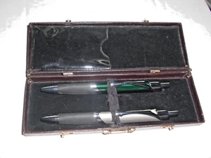 Delta Elite Chromblenden Stift Set 2 - 1 schwarz/1 grün - im Etui - PREIS VORSCHLAGEN! - Bild 1 von 5