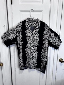 Pineapple Connection Mens X Large Hawaiian Short Sleeve Shirt Navy Blue - Picture 1 of 4