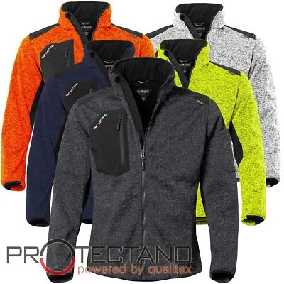 Qualitex Protectano Strick-Fleecejacke Arbeitsjacke Berufsjacke Cordura - Bild 1 von 4