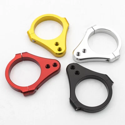 FXCNC Amortiguador de dirección universal 27/28-60 mm marco horquilla montaje abrazadera soporte fijación pie