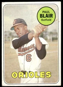 Paul Blair 1969 Topps #506 Baltimore Orioles - Imagen 1 de 2