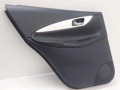 16-17 INFINITI QX50 PANEL MOLDURA PUERTA TRASERA IZQUIERDA NEGRO CARBÓN CUERO/MADERA MOLDURA Foto 1 de 4