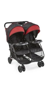 Kolcraft Cloud Plus Side-by-Side Lightweight Double Baby Stroller and Toddler - Image 1 of 2