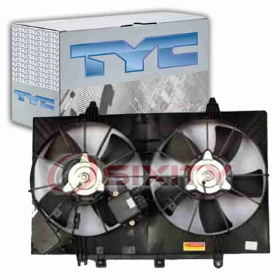 Conjunto de ventilador condensador y radiador doble TYC para Infiniti M35 2006-2007 cinturones ojo Foto 1 de 4
