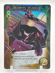 2024 UD Legendary Marvel TCG Rendiciones Ultimate Spider-Man Team Up Lámina #SM - Imagen 1 de 2